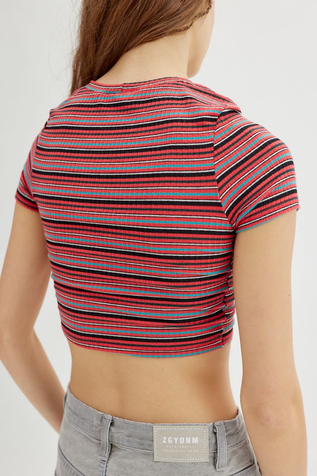Urban Renewal Remnants Bold Stripe Baby Tee #1