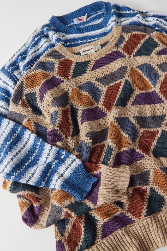 Vintage patterned outlet sweaters