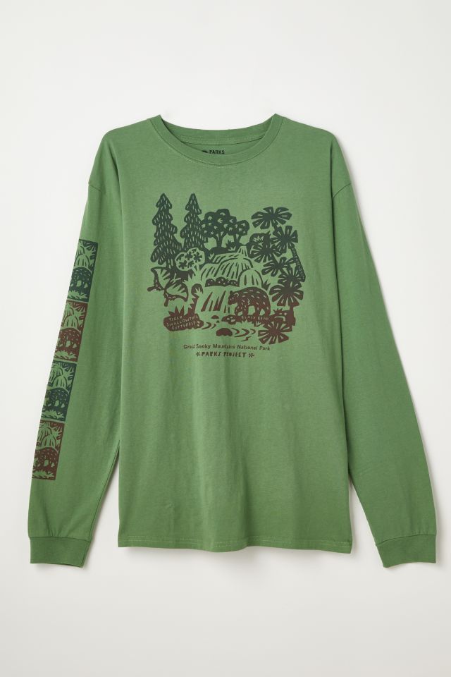 Parks Project Great Smoky Mountains Long Sleeve Tee | Urban Outfitters ...