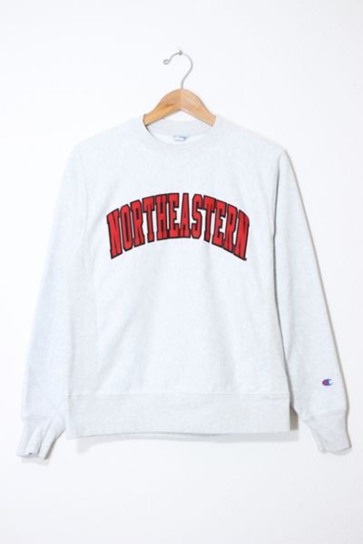 Vintage Northeastern University Crewneck Applique Sweatshirt Urban Outfitters