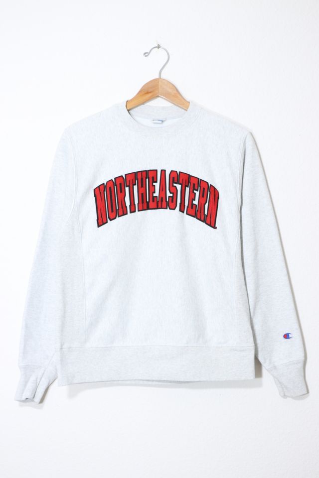 Vintage Northeastern University Crewneck Applique Sweatshirt | Urban ...