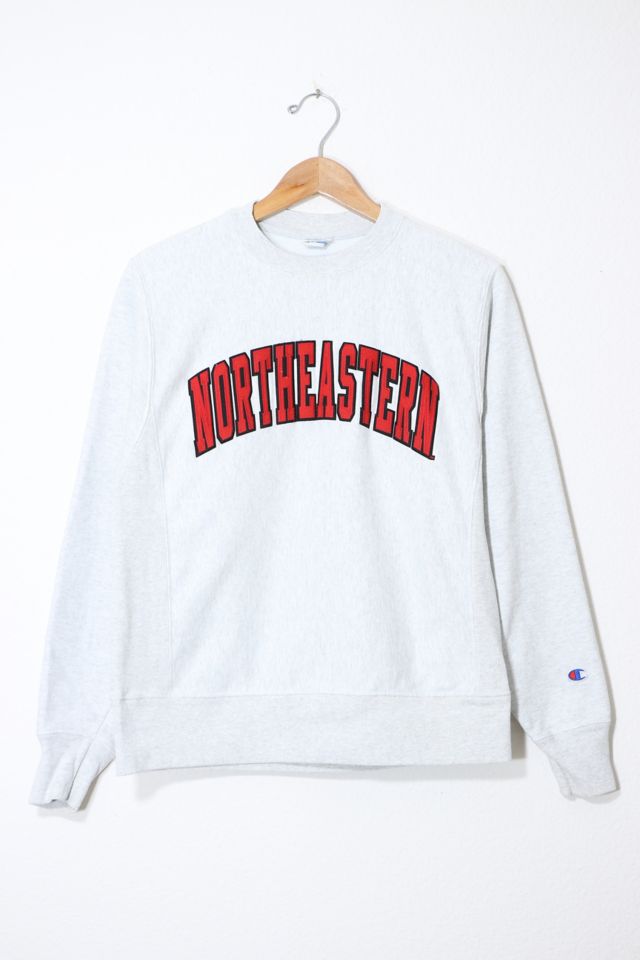 Vintage Northeastern University Crewneck Applique Sweatshirt