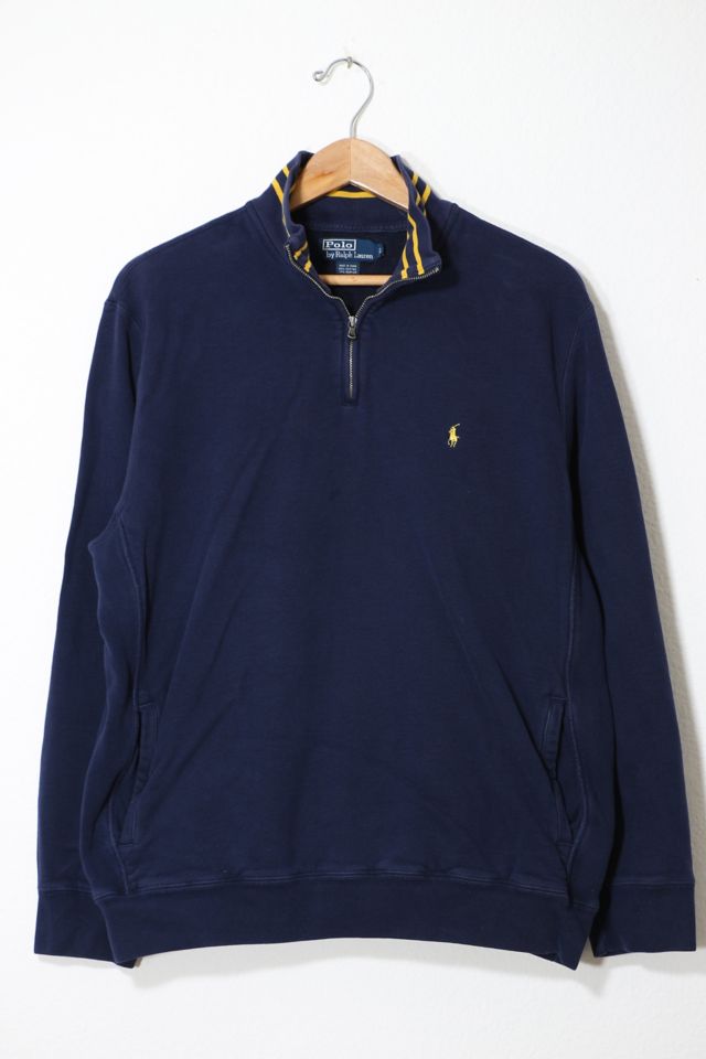 Vintage ralph lauren best sale polo quarter zip pullover