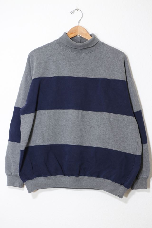 Vintage Gap Colorblock Pieced Turtleneck Sweatshirt | Urban Outfitters