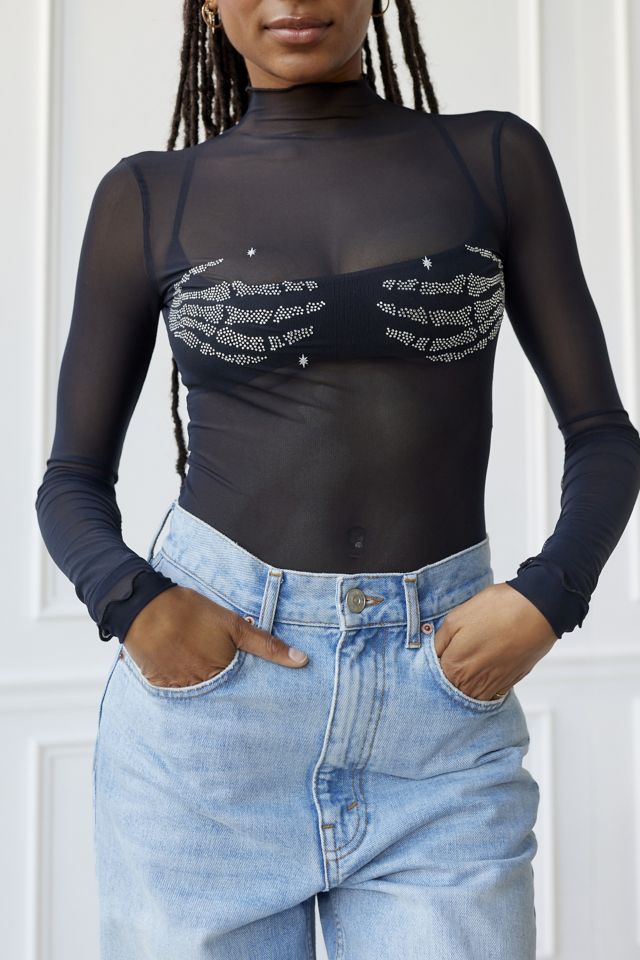 Sheer Mesh Bodysuit