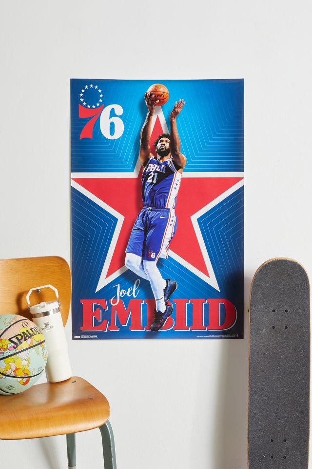 NBA Philadelphia 76ers Joel Embiid Poster