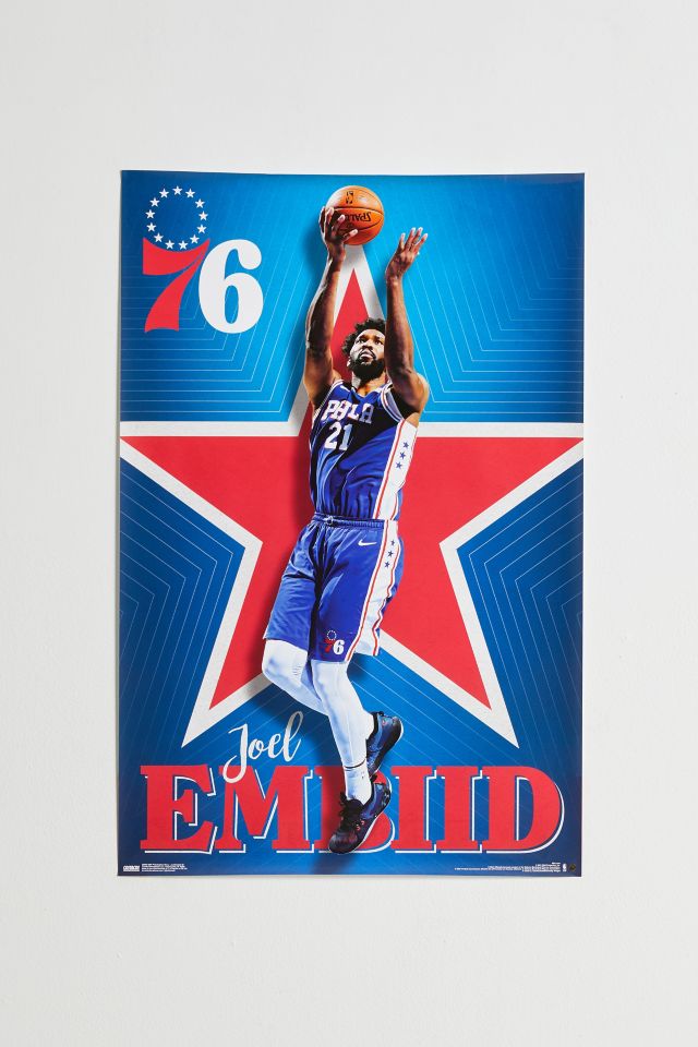 NBA Philadelphia 76ers Joel Embiid Poster #1