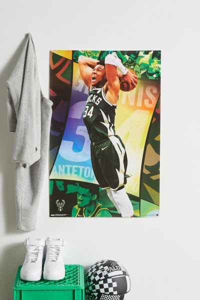 NBA Milwaukee Bucks Giannis Antetokounmpo Poster | Urban Outfitters