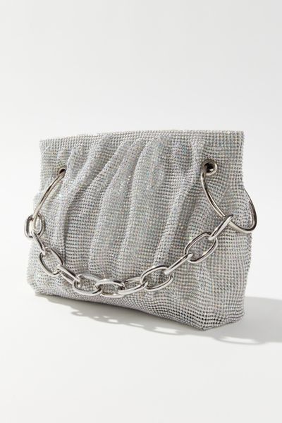House Of Want Chill Framed Clutch Bag In Silver