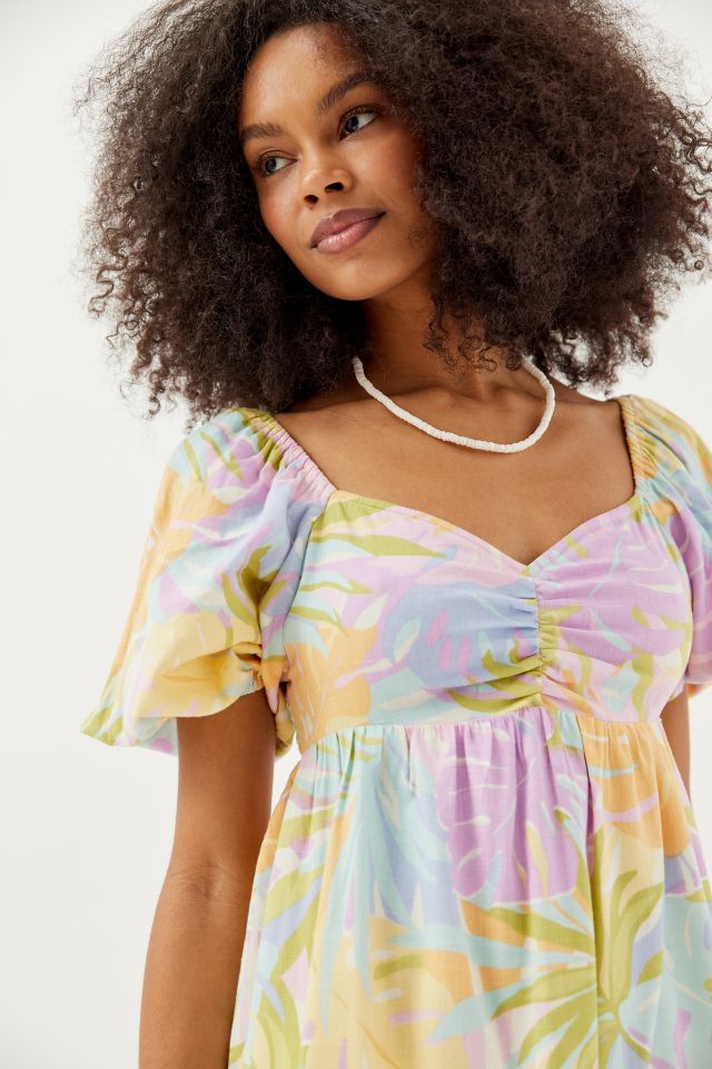 Billabong Be Mine Babydoll Mini Dress #4