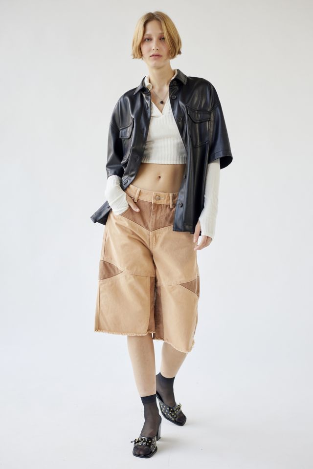 Urban Renewal Remnants Ribbed Collar Top #2