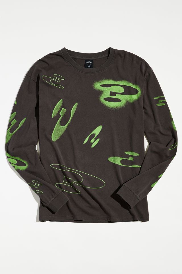 The Riddler Question Mark Long Sleeve Tee | Urban Outfitters