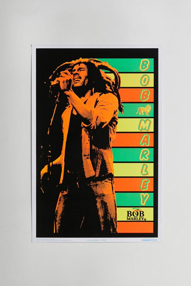 Bob Marley Blacklight Poster | Urban Outfitters