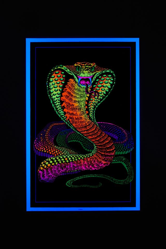 Cobra Blacklight Poster #2