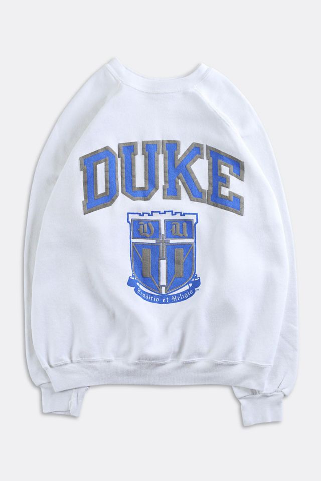 White hot sale duke sweatshirt