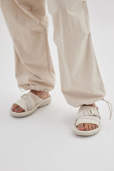 Teva Hurricane Verge Womens Laceless Man Made Slide Sandals In Birch