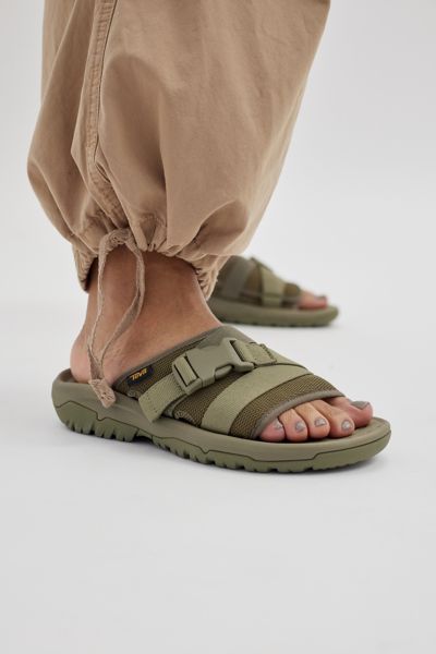 Teva Hurricane Verge Slide Sandal In Olive | ModeSens