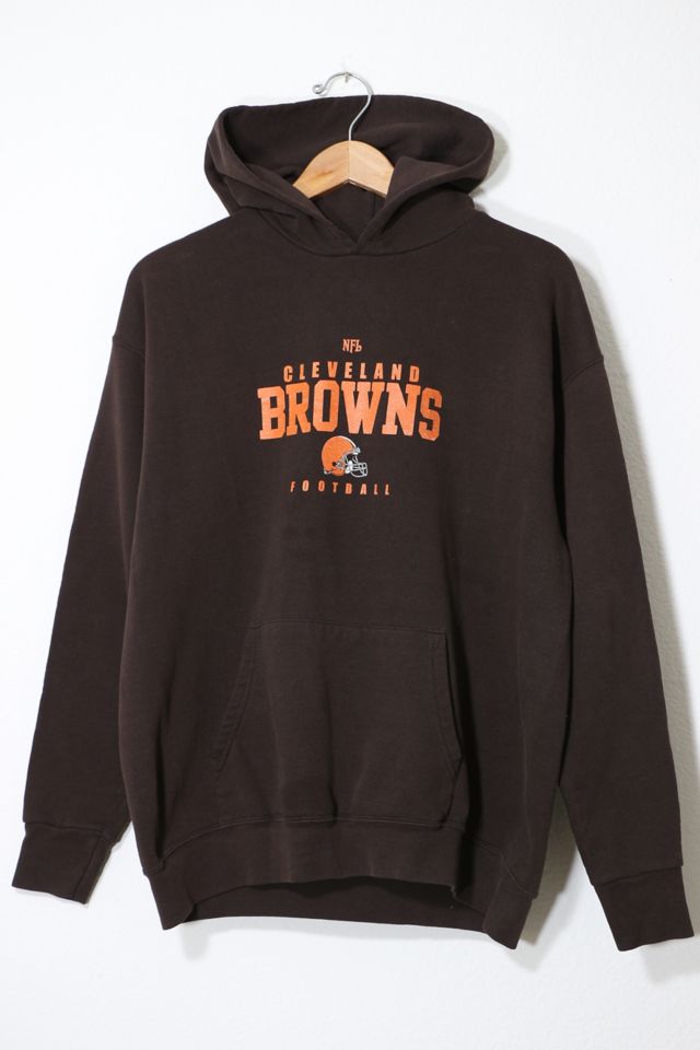 Cleveland browns outlet hooded sweatshirt