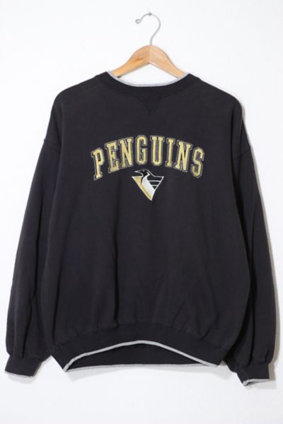 Vintage NHL Pittsburgh Penguins Embroidered Crewneck Sweatshirt Urban Outfitters