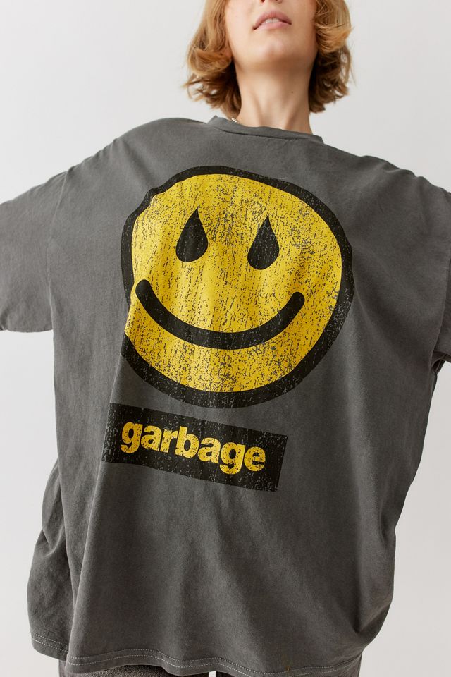 Garbage i m only happy when it rains t shirt dress urban outfitters