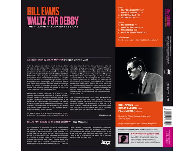 Bill Evans - Waltz For Debby: The Village Vanguard Sessions LP #2