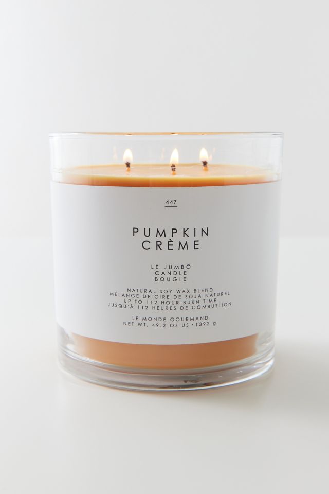 Gourmand Le Jumbo Pumpkin Crème Soy Wax Candle #1