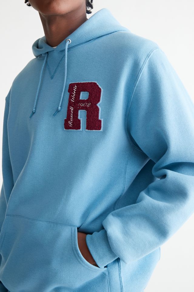 Russell Twill R Patch Hoodie Sweatshirt #2