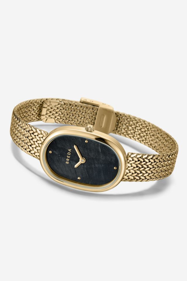 BREDA Jane Tethered Mesh Bracelet Analog Quartz 23MM Watch #1