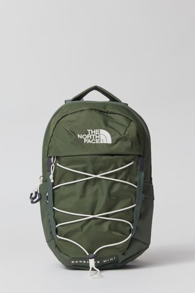 The North Face Borealis Mini Backpack In Thyme + Gardenia White