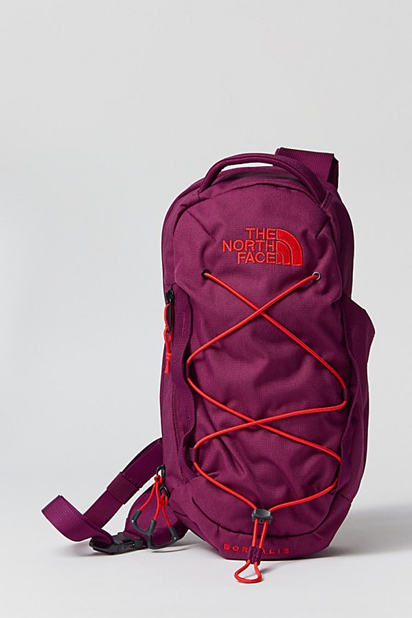 The North Face Borealis Sling Bag In Maroon/red