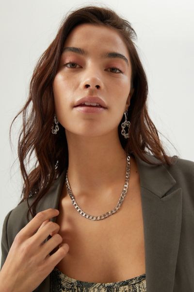 Cami Flat Curb Chain Necklace Urban Outfitters