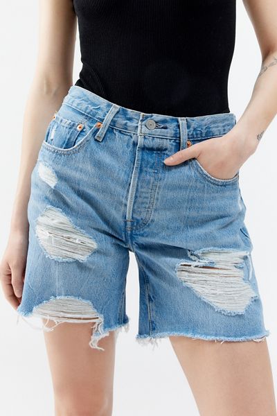 Levi’s® 501 Mid-Thigh Classic Denim Short