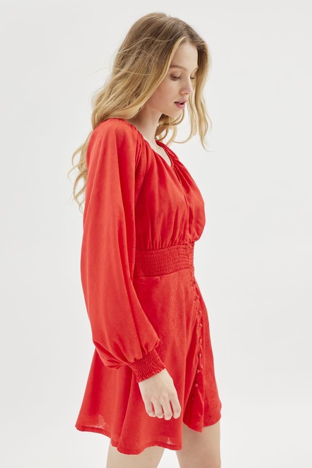 UO Rebecca Long Sleeve Mini Dress #3