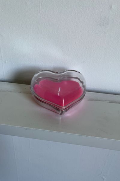 Love Dose Pink Heart Candle