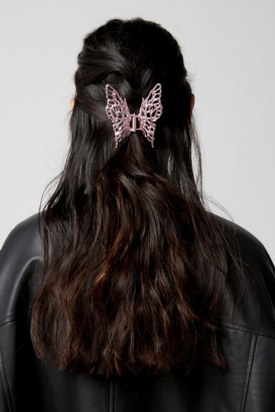Mini Crystal Butterfly Claw Clip, Micale