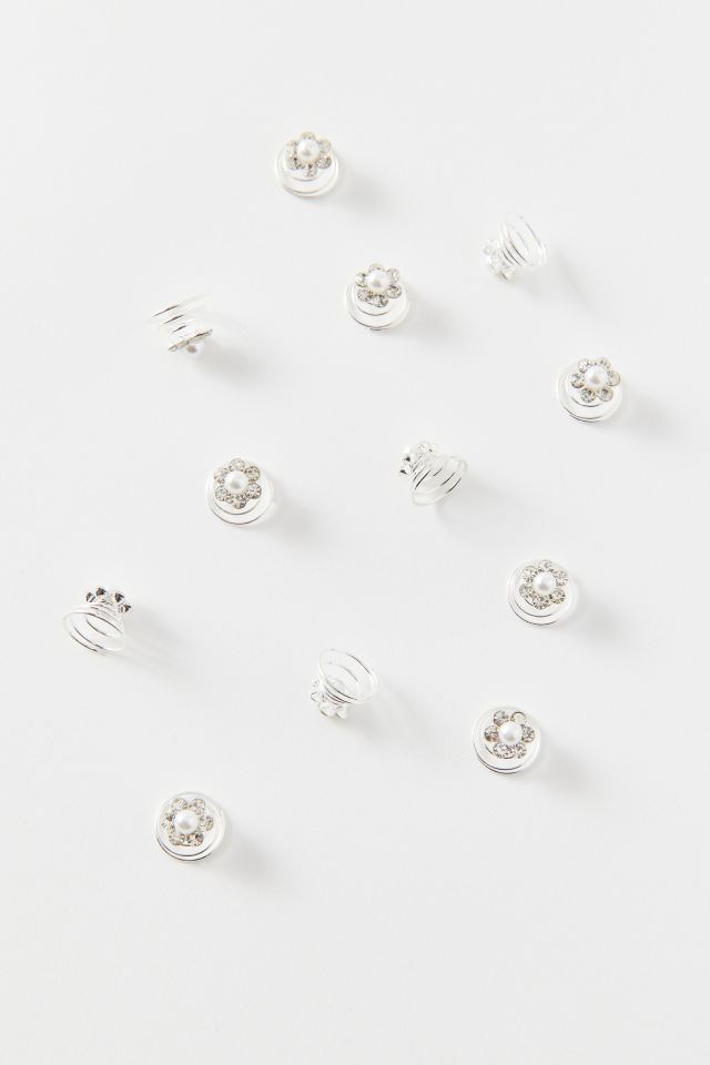 Flower Spiral Hair Pin Set #1