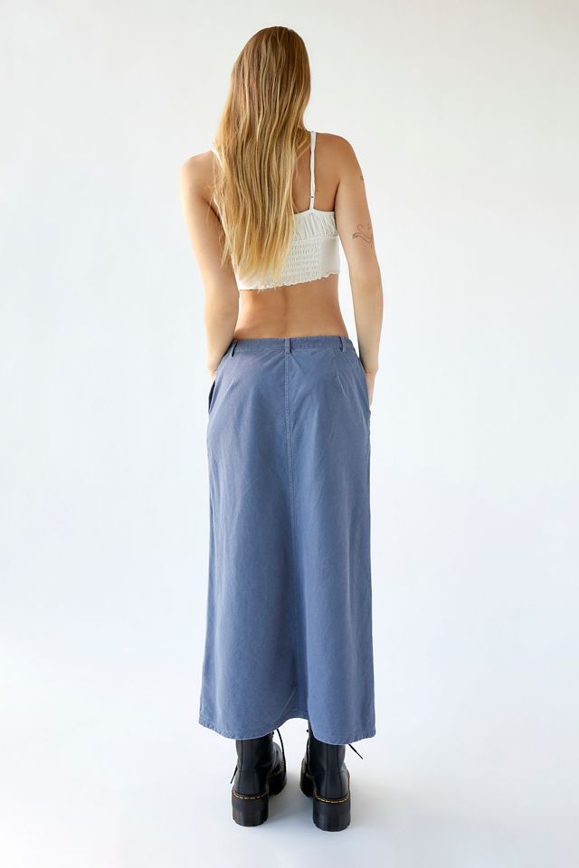The Corduroy Maxi Skirt | Black main image 1