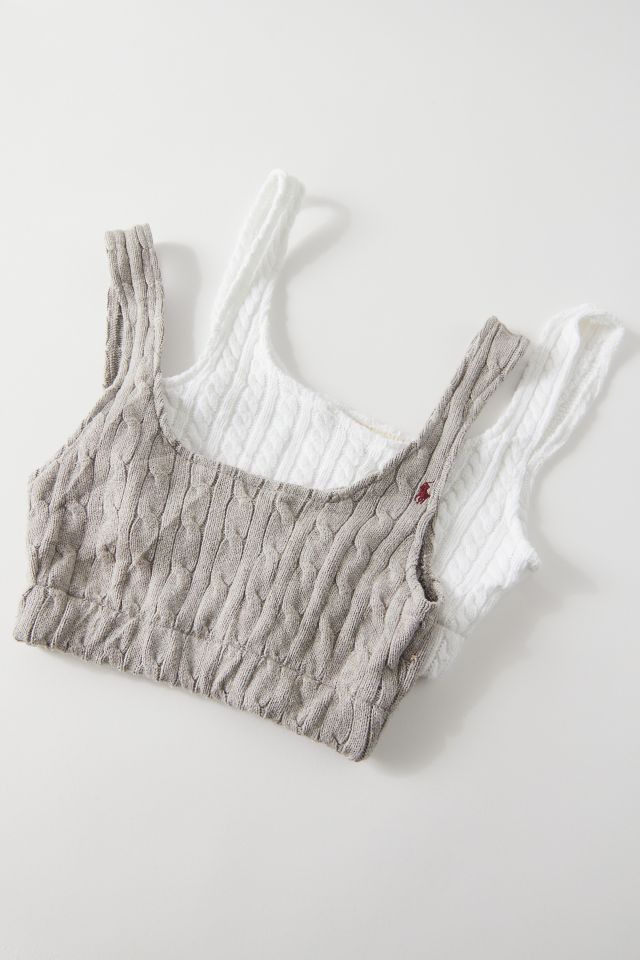 Urban Renewal Remade Cable Knit Bra Top