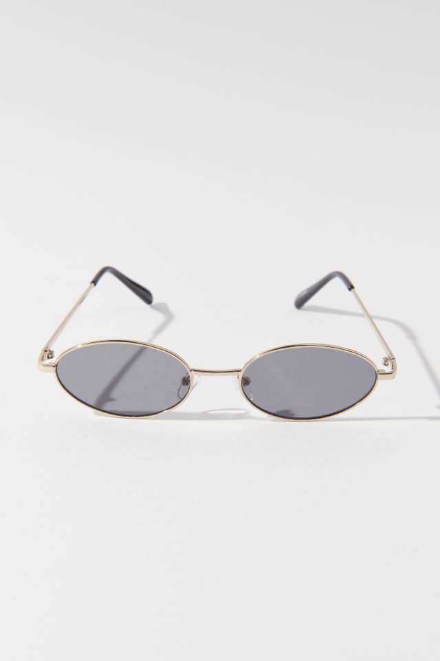 Wesley Metal Oval Sunglasses #2