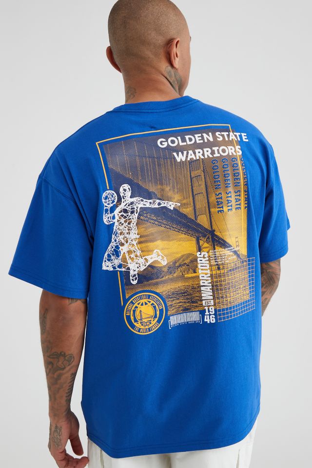 ULTRA GAME Golden State Warriors Big City Boxy Fit Tee #3