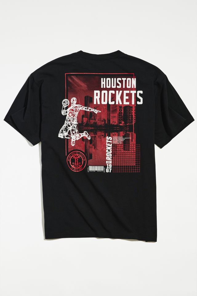 ULTRA GAME Houston Rockets Big City Boxy FIt Tee
