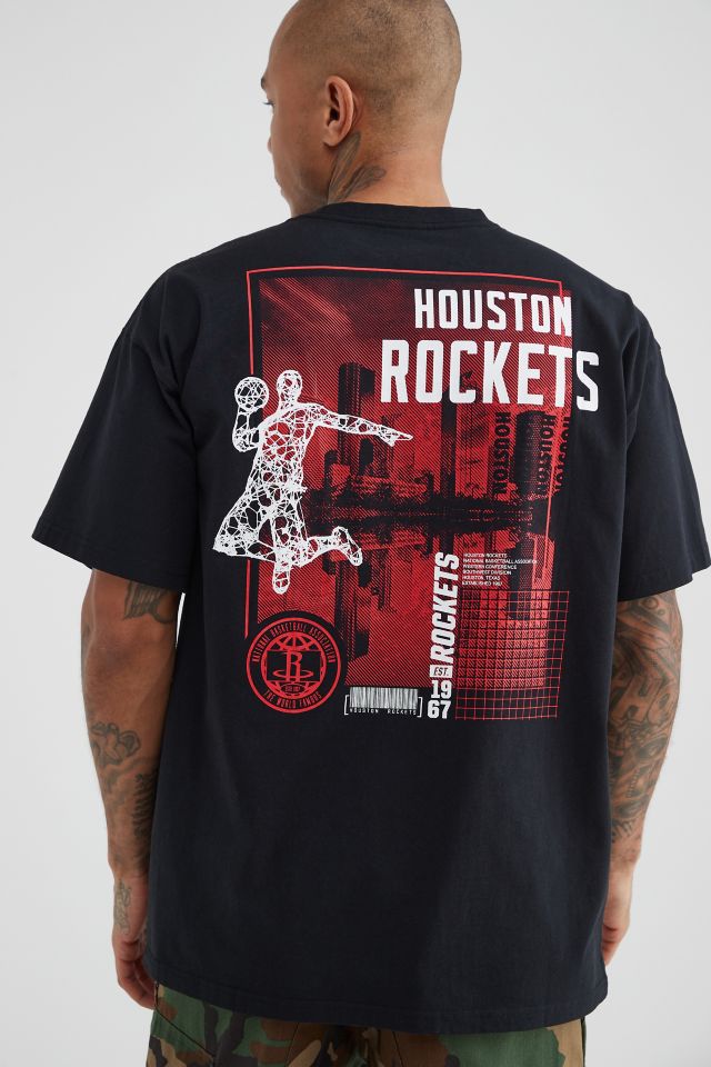 ULTRA GAME Houston Rockets Big City Boxy FIt Tee #2