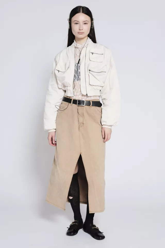 Urban Renewal Remade Cargo Utility Maxi Skirt