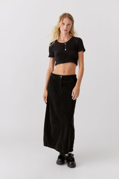 Corduroy 2024 maxi skirts