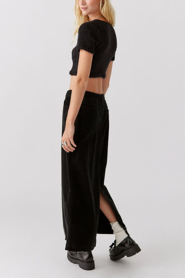 Urban Renewal Remade Overdyed Corduroy Maxi Skirt #1
