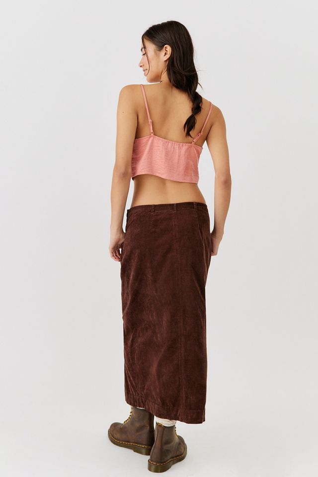 Urban Renewal Remade Floral Insert Flare Midi Skirt #2