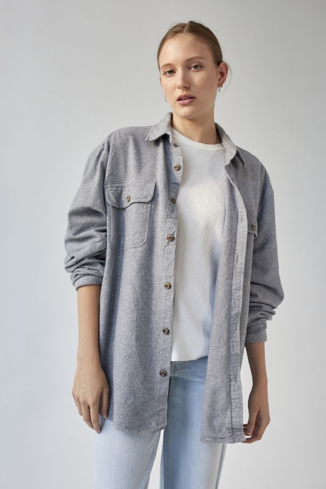 Ensemble 3 Pièces Urban Renewal Vintage Early Fall Nights Thermal Tee, Chemise en Flanelle & Cardigan #2