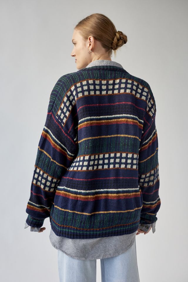Ensemble 3 Pièces Urban Renewal Vintage Early Fall Nights Thermal Tee, Chemise en Flanelle & Cardigan #3
