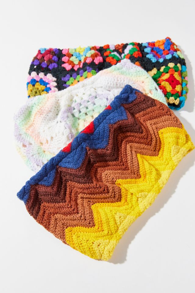 Urban Renewal Remade Crochet Blanket Tube Top #1
