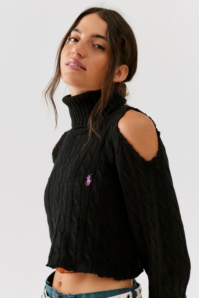 Urban Renewal Remade Shoulder Cut Out Sweater